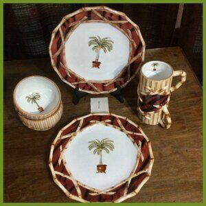 Tiki Decor Dishes - set 1